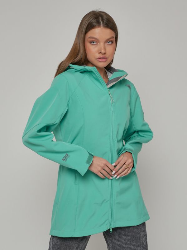 Women's windbreaker MTFORCE large size green 22335Z